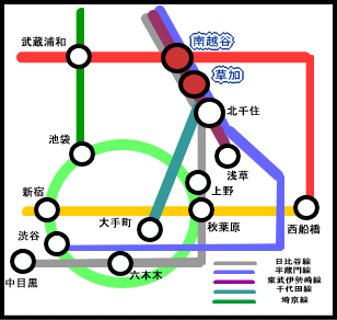 近郊路線図